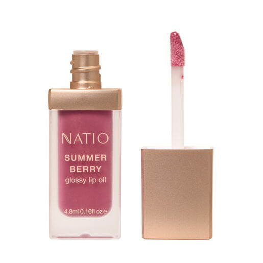 Natio Glossy Lip Oil Summer Berries