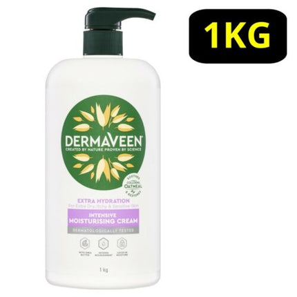 Dermaveen Extra Hydration Moisturising Cream 1KG - OhYouLuckyDuck.com.au