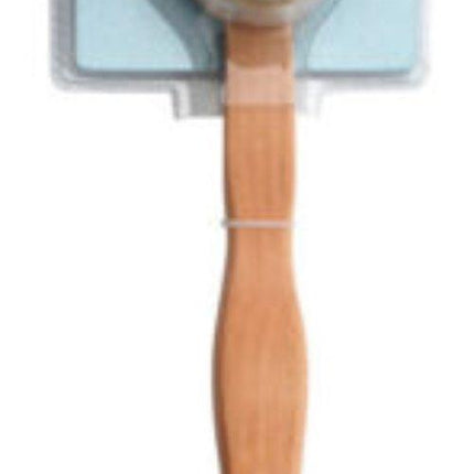 Basicare Wooden Bath Brush with Long Handle 41cm - OhYouLuckyDuck.com.au