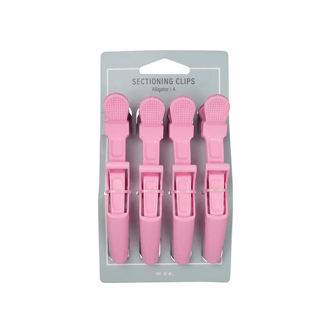 Mae Professional Alligator Sectioning Clips Pink 4