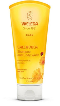 Weleda Baby Calendula Shampoo and Body Wash 200mL