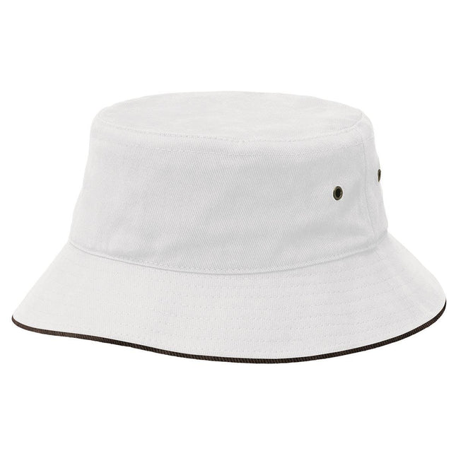 Rigon Jester Bucket Hat White and Navy L/XL