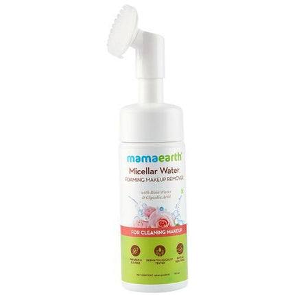 Mamaearth Micellar Water Foaming Makeup Remover With Rose Water & Glycolic Acid 150 ml - OhYouLuckyDuck.com.au