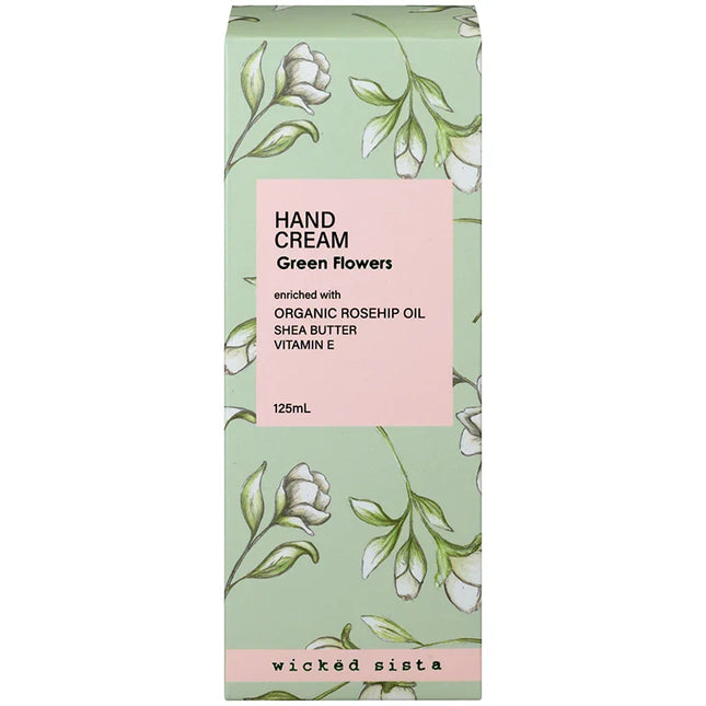 Wicked Sista Hand Cream Green Flowers 125ML