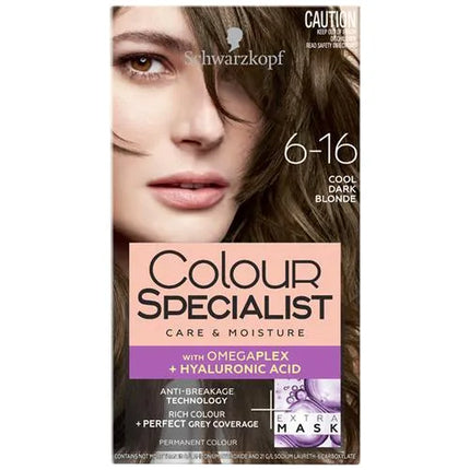 Schwarzkopf Colour Specialist 6.16 Cool Dark Blonde Au - OhYouLuckyDuck.com.au