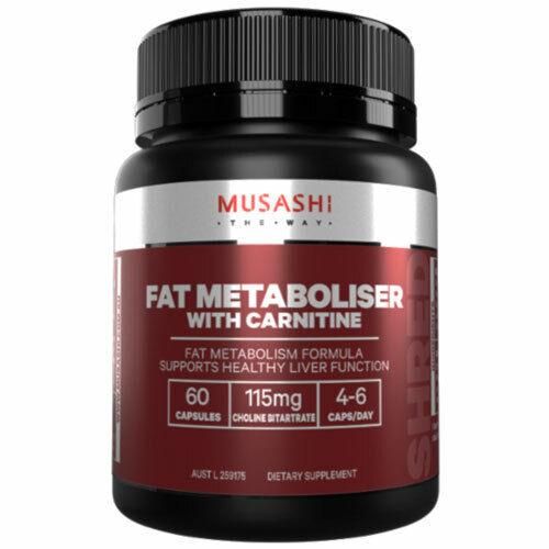 Musashi Fat Metaboliser Carnitine 60 - OhYouLuckyDuck.com.au
