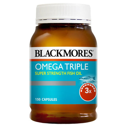 Blackmores Omega Triple Super Strength Fish Oil 150 Capsules