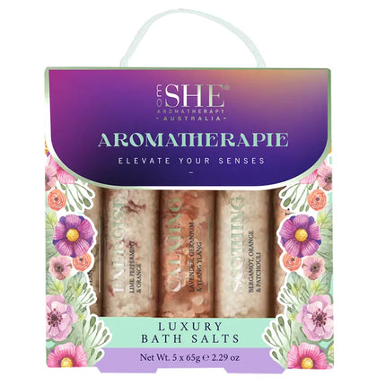 Om She Aromatherapy Aromatherapie Bath Soak Collection