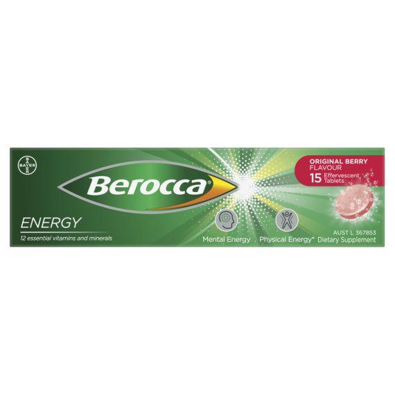 Berocca Performance Original Effervescent Tablets 15 Pack - OhYouLuckyDuck.com.au
