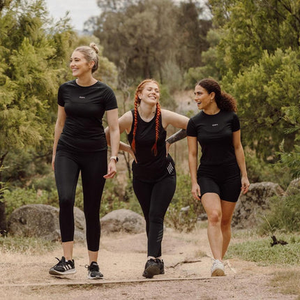 Premium Activewear - Fly Tank - Black - OhYouLuckyDuck.com.au