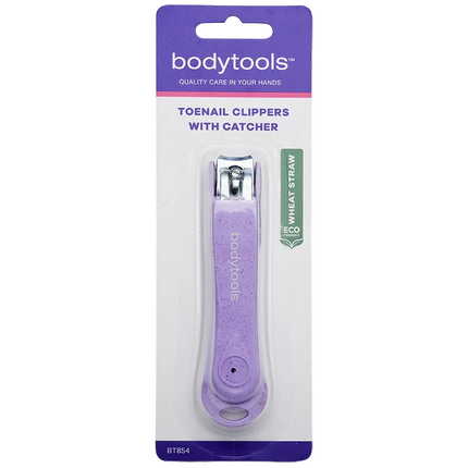 Body Tools Wheat Straw Toenail Clippers with Catcher