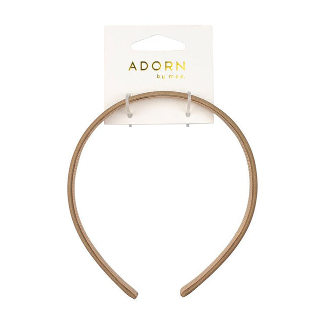 Mae Headband Matte Satin Gold 1.5CM