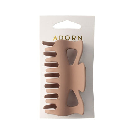 Mae Claw Grip Matte Tan Hair Clip 9CM