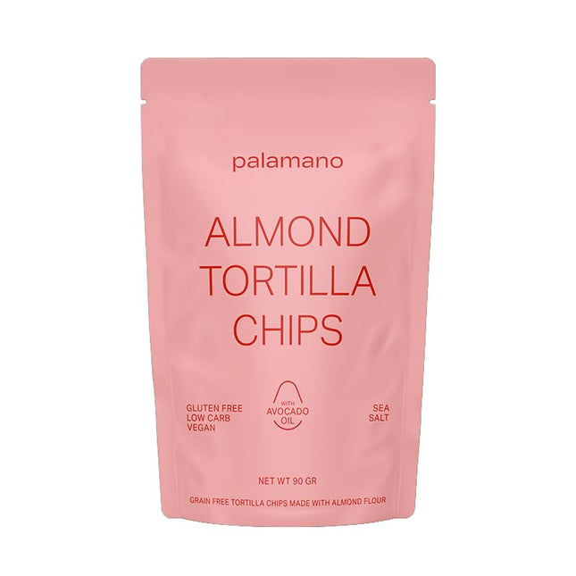 Palamano Almond Flour Tortilla Chips with Sea Salt 90G