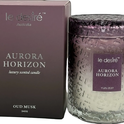 Le Desire Aurora Horizon Soy Candle Oud Musk