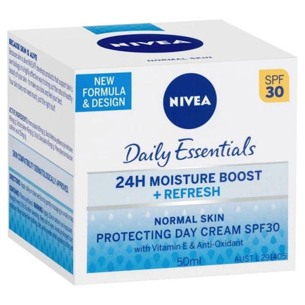 Nivea Daily Essentials Spf30+ Refresh Day Cream 50ml - OhYouLuckyDuck.com.au