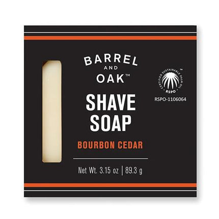 Barrel & Oak Classic Shave Soap Bourbon Cedar