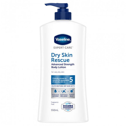 Vaseline Advanced Strength Dry Skin Rescue 550ml - OhYouLuckyDuck.com.au