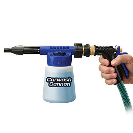 Ontel Carwash Cannon Professional Foam Blaster for Garden Hose