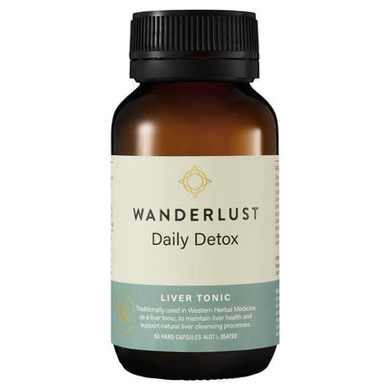 Wanderlust Vegan Daily Detox Capsules 60