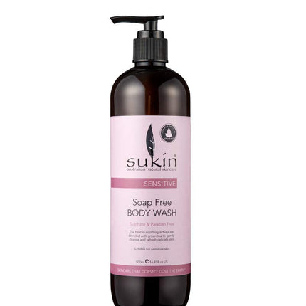 Sukin Sensitive Soap Free Body Wash 500ML