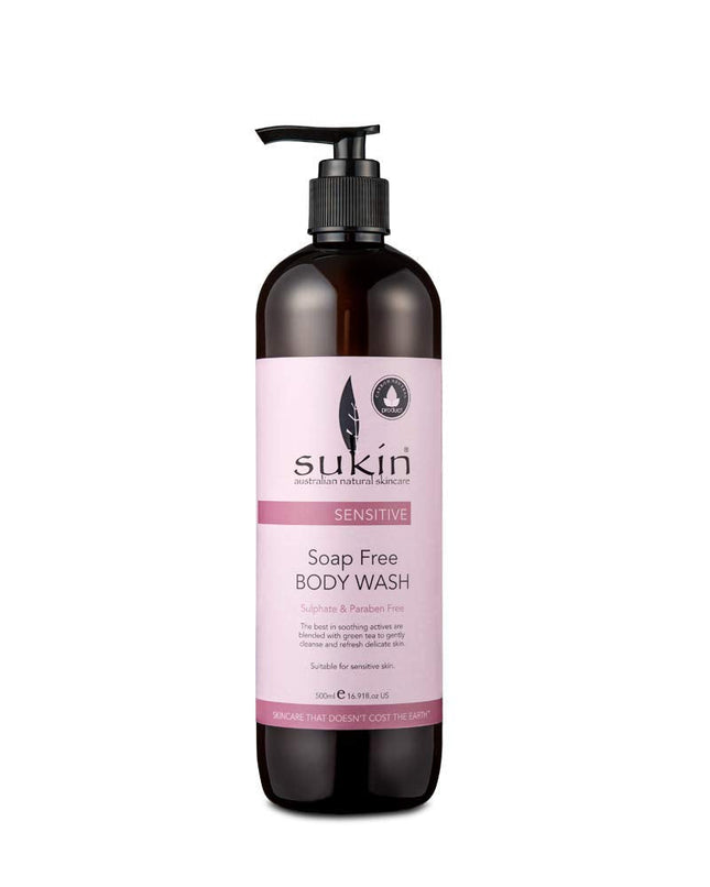 Sukin Sensitive Soap Free Body Wash 500ML