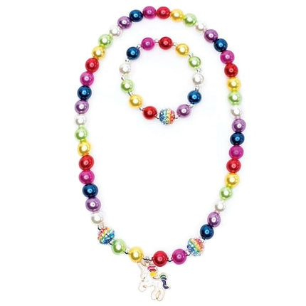 Great Pretenders Gumball Rainbow Candy Necklace Edible Jewellery for Kids Parties 25G