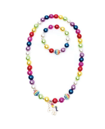 Great Pretenders Gumball Rainbow Candy Necklace Edible Jewellery for Kids Parties 25G