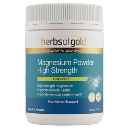 Herbs of Gold Magnesium Powder High Strength 150G