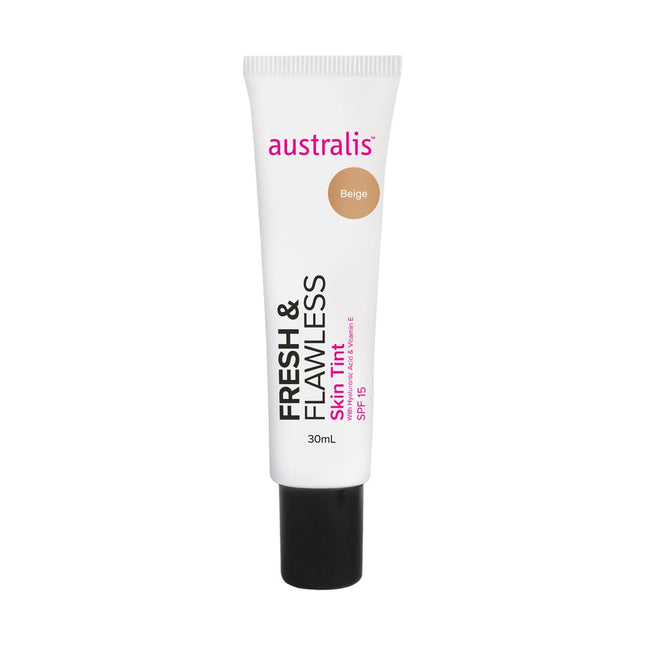Australis Skin Tint Beige Natural Dewy Finish Foundation 30ML