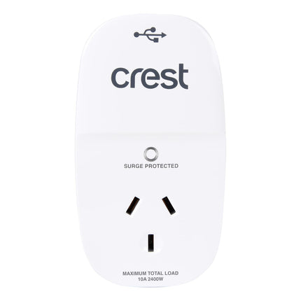 Crest Power Adaptor 1 Socket 2