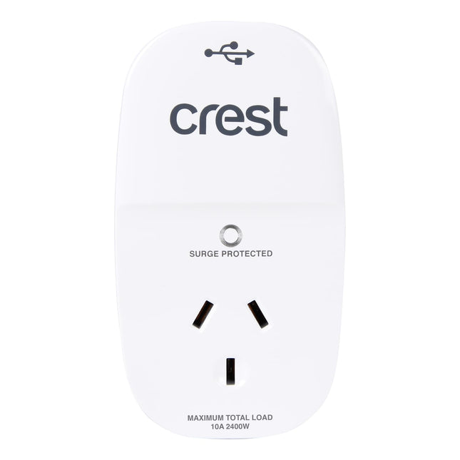 Crest Power Adaptor 1 Socket 2