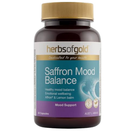 Herbs of Gold Saffron Mood Balance 60 Capsules