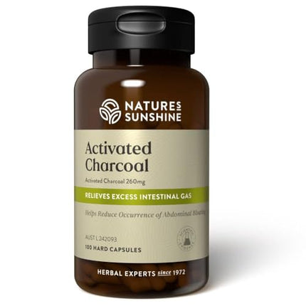 Nature'S Sunshine Activated Charcoal 260MG 100 Capsules