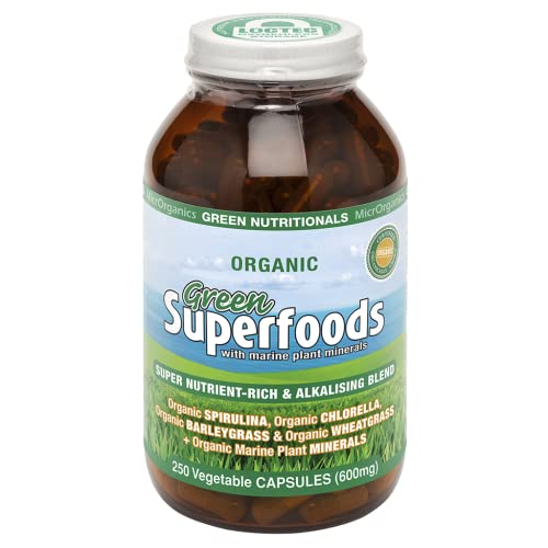 Green Superfood For Energy And Vitality 250 Capsules