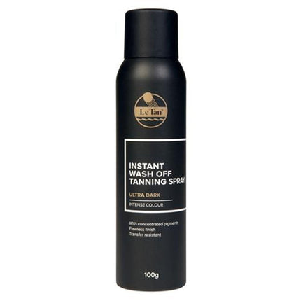 Le Tan Wash Off Instant Tanning Spray Dark 100G