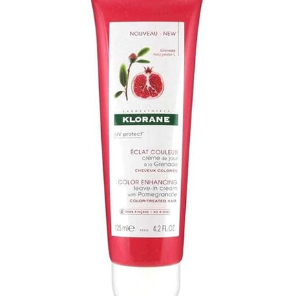 Klorane Sulfate Free Color Enhancing Leave in Cream with Pomegranate  Anti Fade 125ML