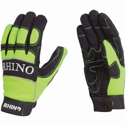 Rhino Hi Vis Workmaster Gloves Medium