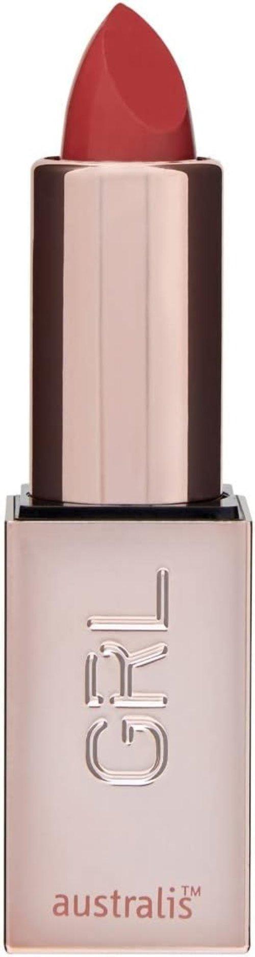 Australis GRLBOSS Satin Lipstick - Stiletto - OhYouLuckyDuck.com.au