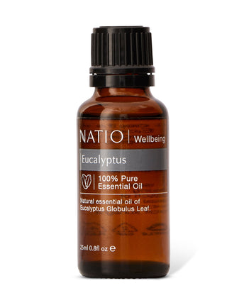 Natio Wellbeing Pure Essential Oil Eucalyptus 25ml