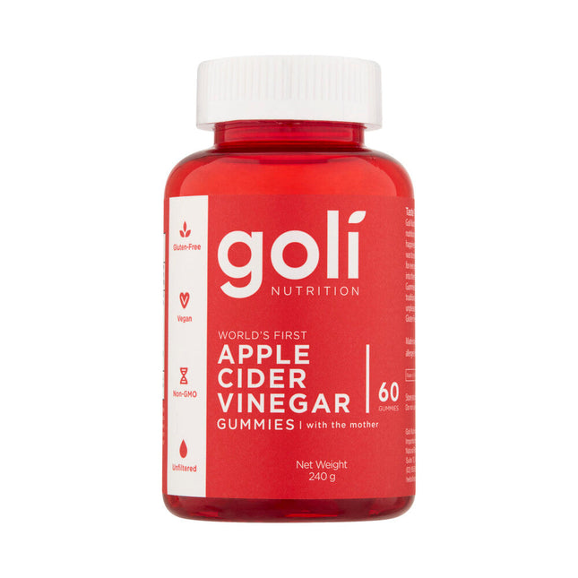 Goli Nutrition Apple Cider Vinegar Gummies 60 Count