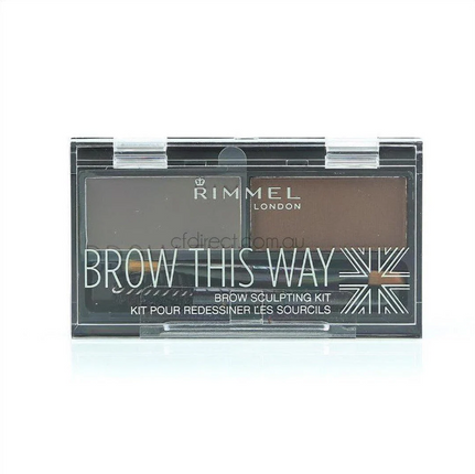Rimmel Brow This Way Eyebrow Powder Kit 003 Dark Brown