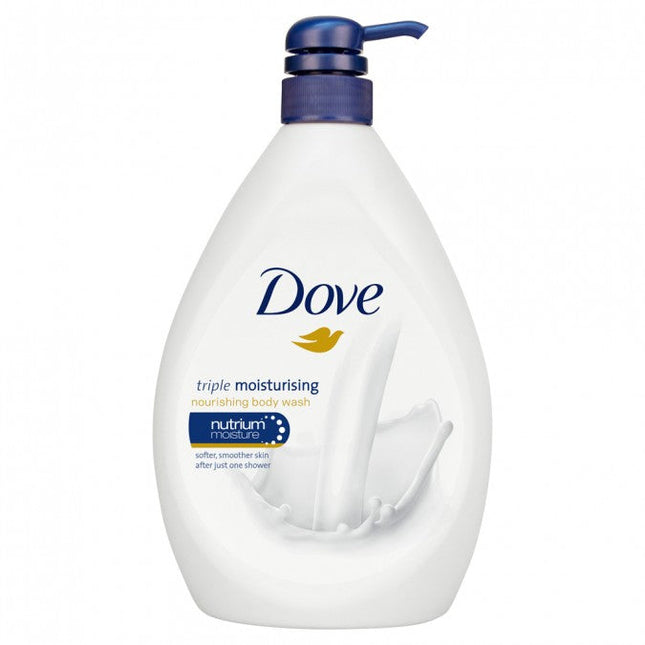 Dove Body Wash Triple Moisturising 1L - OhYouLuckyDuck.com.au