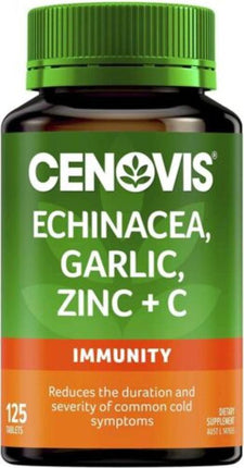 Cenovis Echinacea Garlic Zinc & C 125 Tablets - OhYouLuckyDuck.com.au
