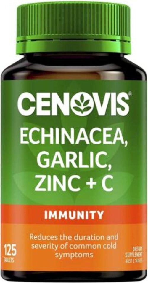 Cenovis Echinacea Garlic Zinc & C 125 Tablets - OhYouLuckyDuck.com.au