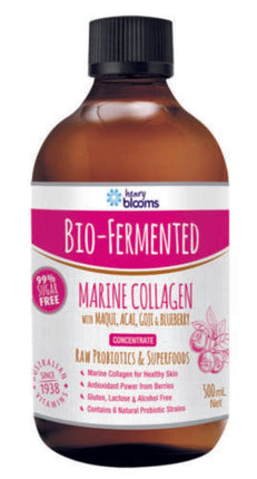 Henry Blooms Bio Fermented Marine Collagen 500ML - OhYouLuckyDuck.com.au