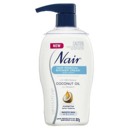 Nair Sensitive Coconut Shower Power, 357 ml - OhYouLuckyDuck.com.au