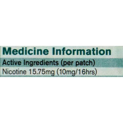 Nicorette Nicotine Patch 16hr Invisipatch Step 3 10mg 7 Patches - OhYouLuckyDuck.com.au