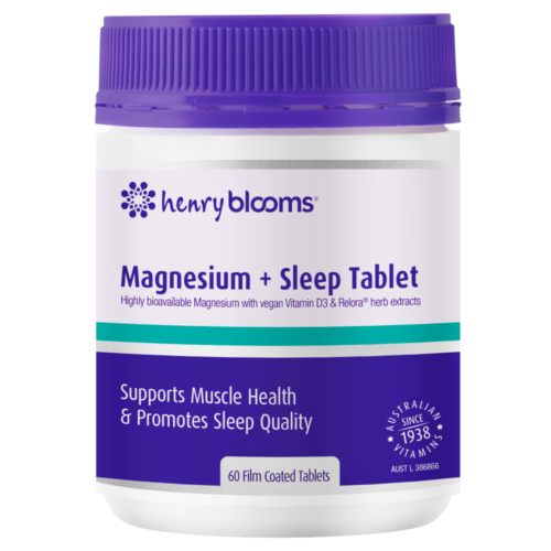 Henry Blooms Magnesium + Sleep Tabs 60 - OhYouLuckyDuck.com.au