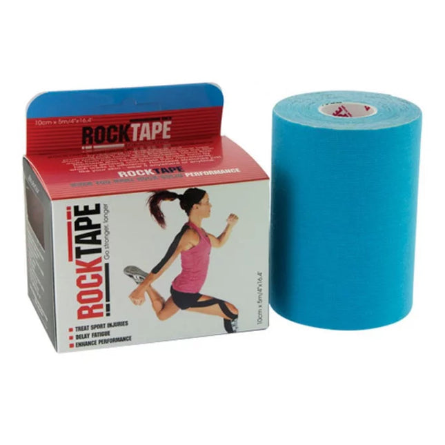 Rocktape 10cm X 5m Electric Blue - OhYouLuckyDuck.com.au